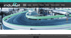 Desktop Screenshot of indumat.es