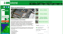 Desktop Screenshot of indumat.nl